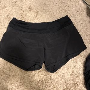 Black Lululemon shorts